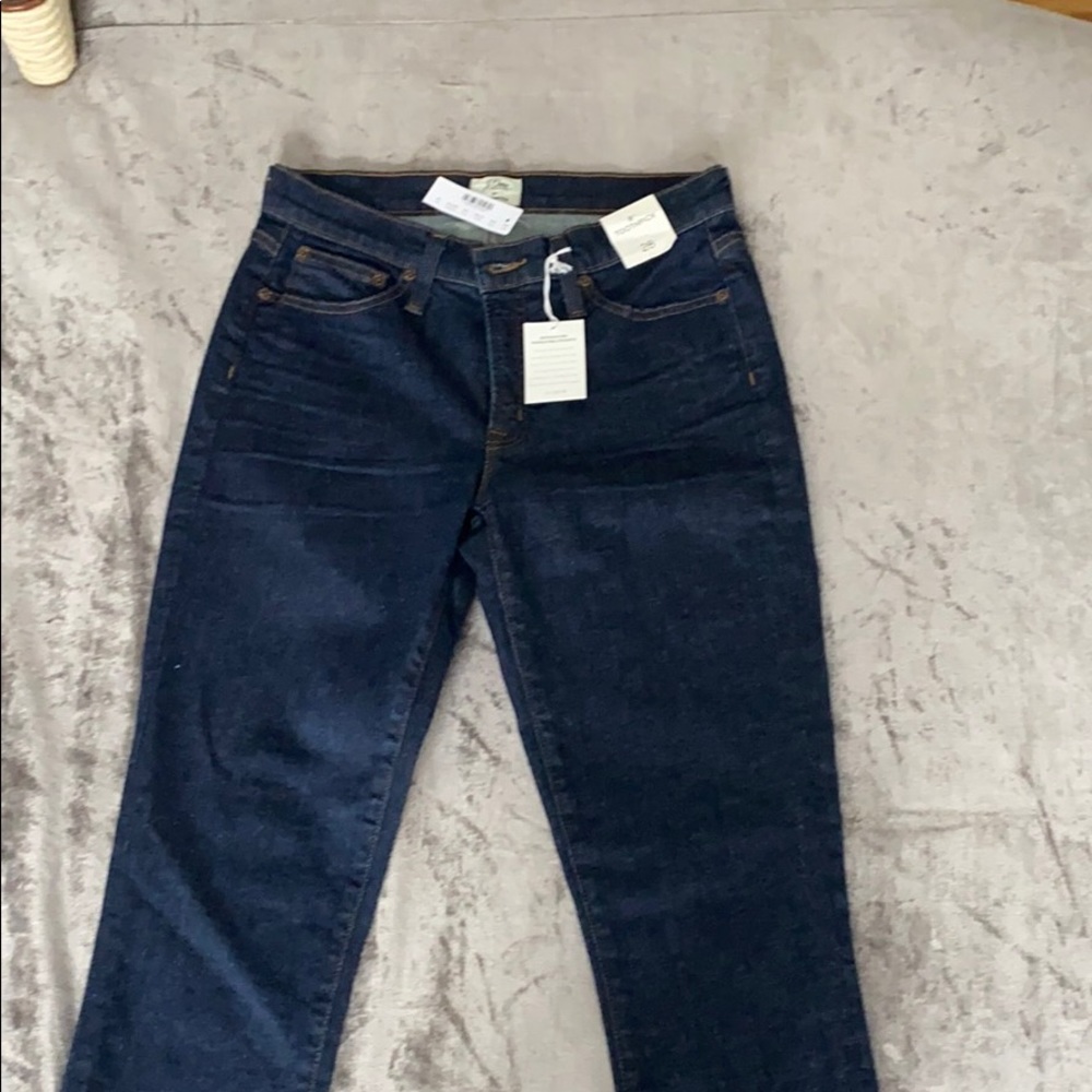 JCrew 8inche toothpick jeans
